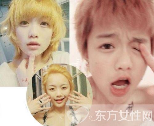 女神形象幻灭 南笙姑娘真实素颜照见光死