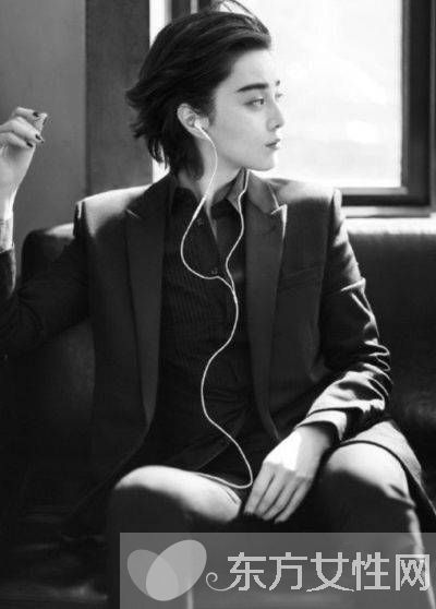 范冰冰短发图片曝光 与李晨情侣照超拽霸气十足