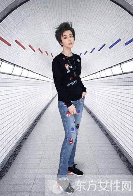 范冰冰短发图片曝光 与李晨情侣照超拽霸气十足