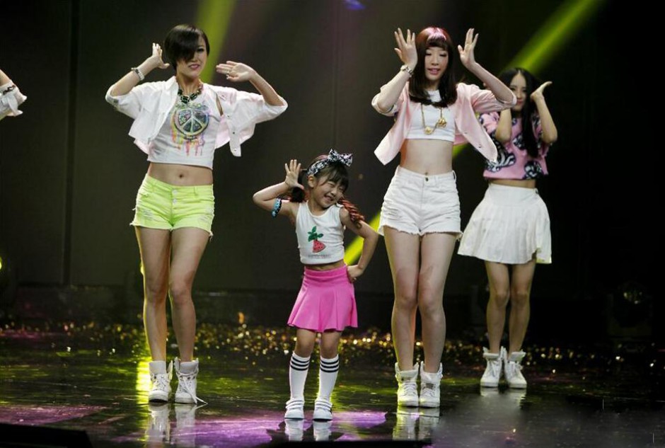 韩国舞蹈精灵罗夏恩 天天向上萌翻全场