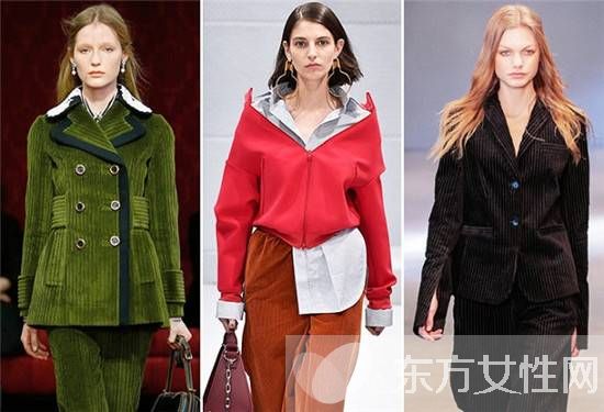 看似老气的灯芯绒穿在他们身上居然这么时髦