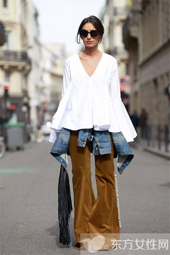 看似老气的灯芯绒穿在他们身上居然这么时髦