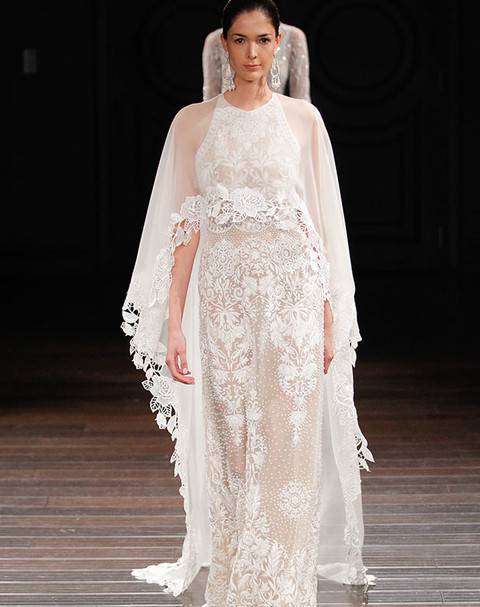 纽约新娘时装周 这辈子梦寐以求的15件新品婚纱