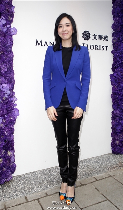 蔡依珊穿Giuseppe Zanotti Design 迷彩高跟鞋出席活动