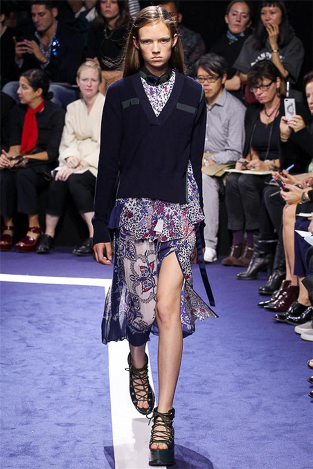 Sacai 2015春夏女装流行发布
