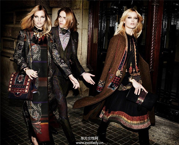 Etro 2014秋冬新款女装广告大片