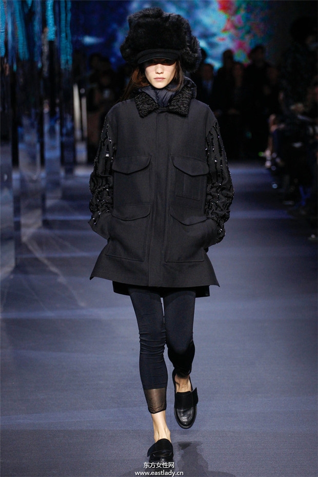 Moncler Gamme Rouge巴黎时装周2014秋冬新品发布