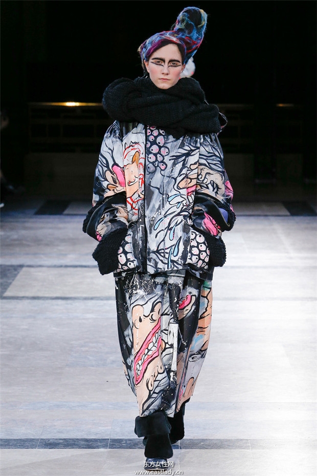 Yohji Yamamoto巴黎时装周2014秋冬新品发布