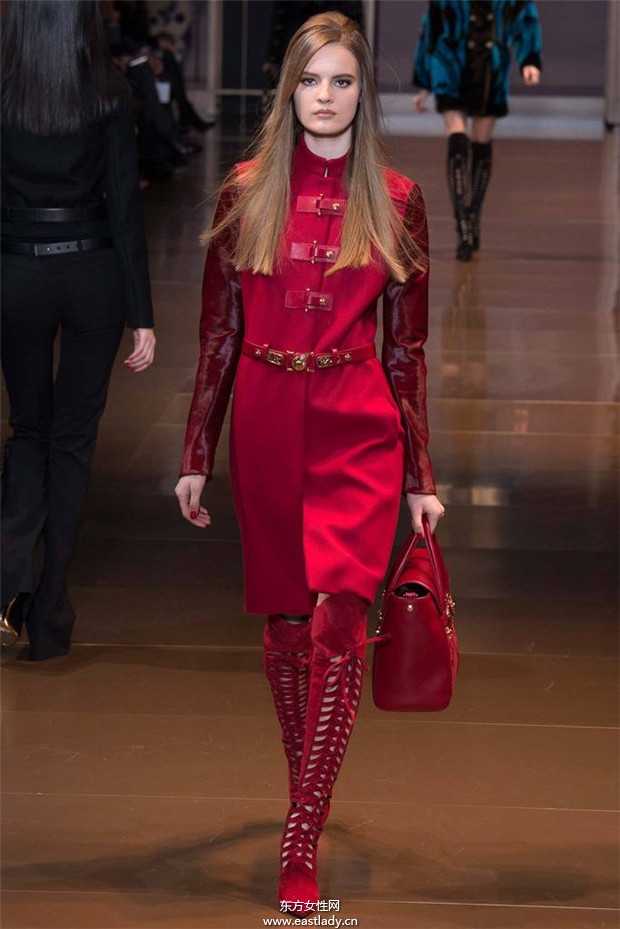Versace米兰时装周2014秋冬新品发布