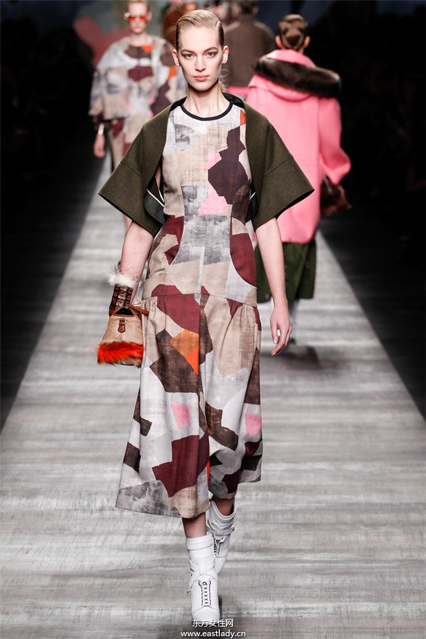 Fendi米兰时装周2014秋冬新品发布