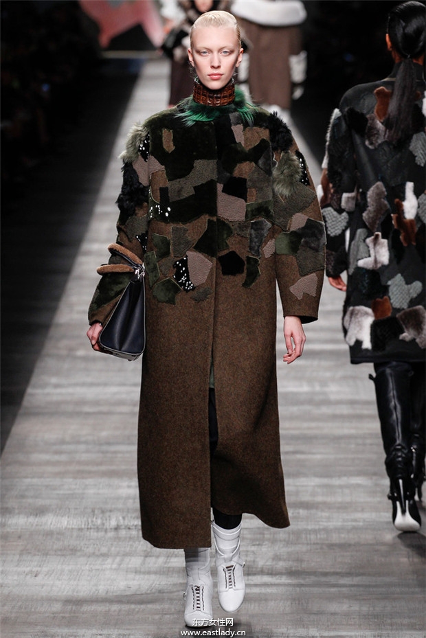 Fendi米兰时装周2014秋冬新品发布