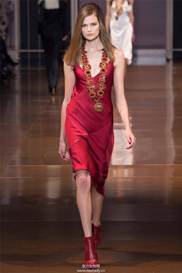 Versace米兰时装周2014秋冬新品发布