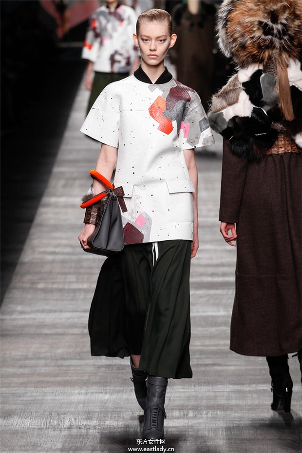 Fendi米兰时装周2014秋冬新品发布