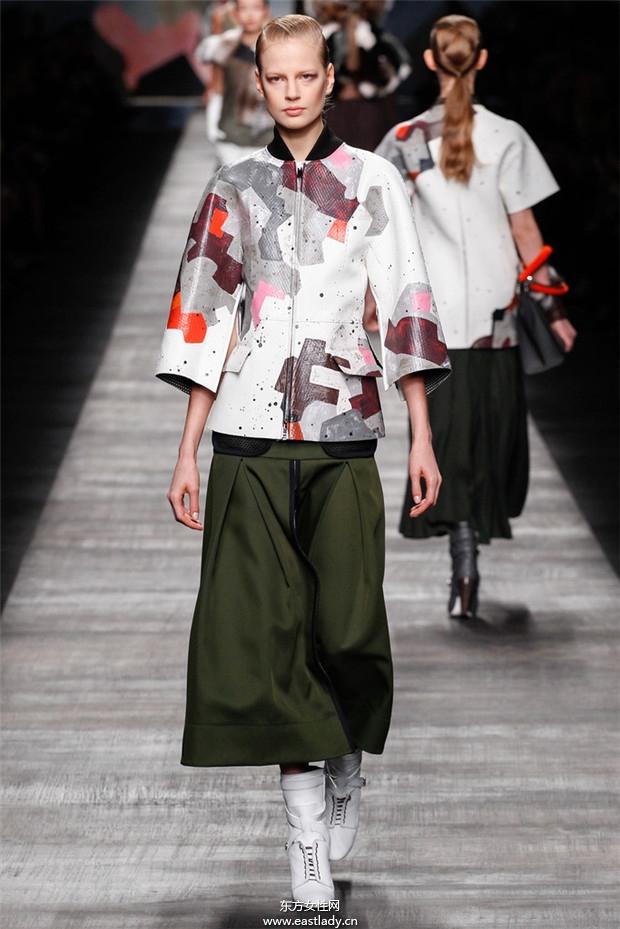 Fendi米兰时装周2014秋冬新品发布