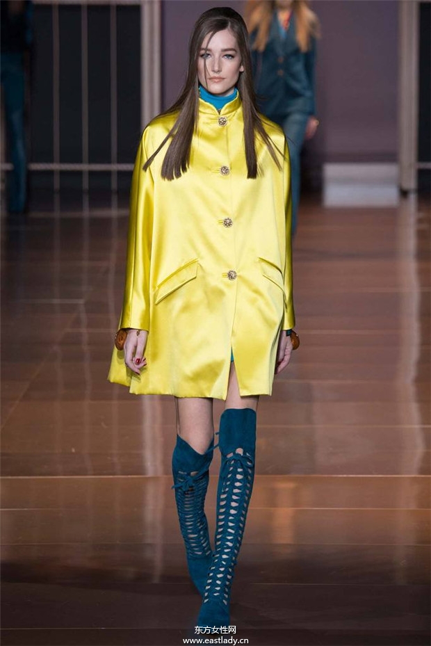 Versace米兰时装周2014秋冬新品发布