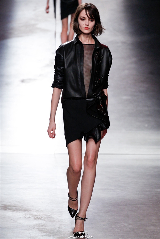 Anthony Vaccarello巴黎时装周2014秋冬新品发布