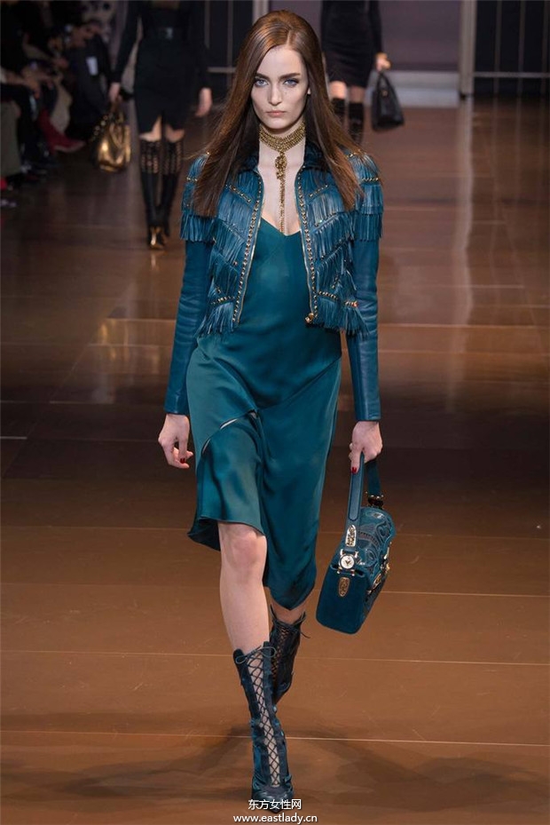 Versace米兰时装周2014秋冬新品发布