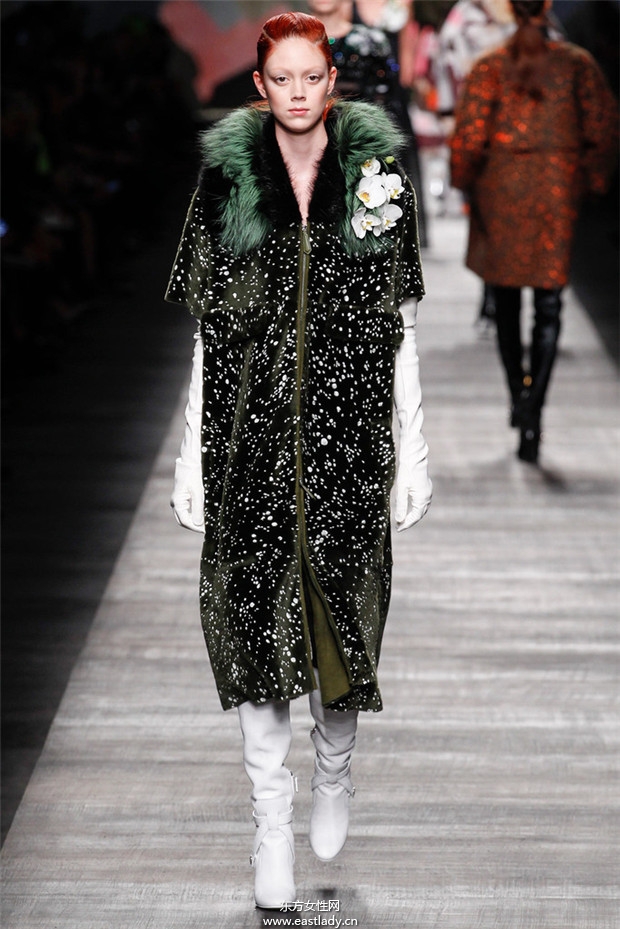 Fendi米兰时装周2014秋冬新品发布