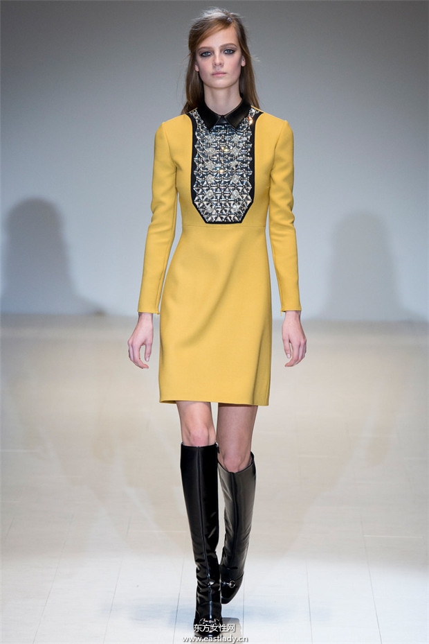 Gucci米兰时装周2014秋冬新品发布