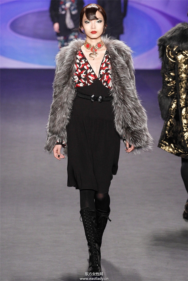 Anna Sui纽约时装周2014秋冬新品发布
