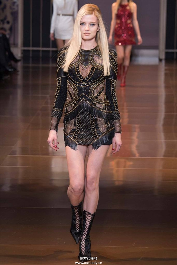 Versace米兰时装周2014秋冬新品发布
