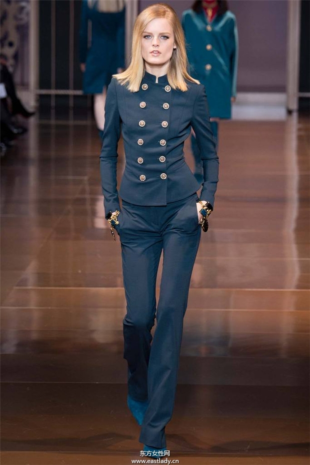 Versace米兰时装周2014秋冬新品发布