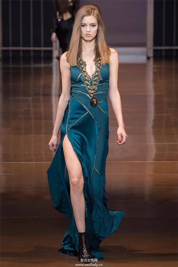 Versace米兰时装周2014秋冬新品发布