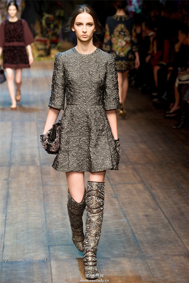 Dolce & Gabbana米兰时装周2014秋冬新品发布