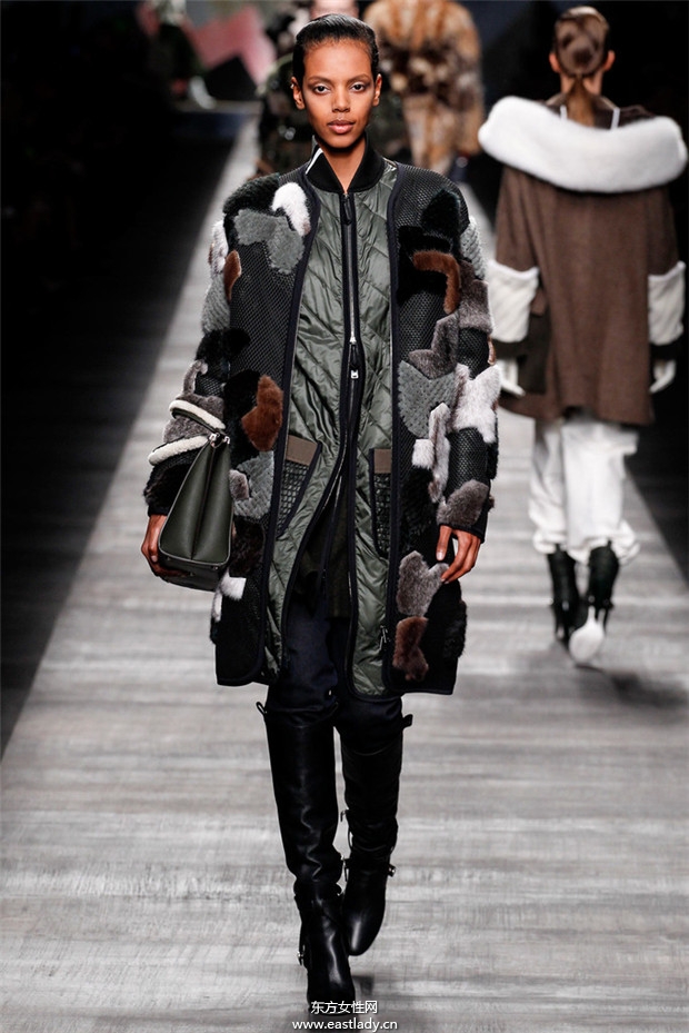 Fendi米兰时装周2014秋冬新品发布