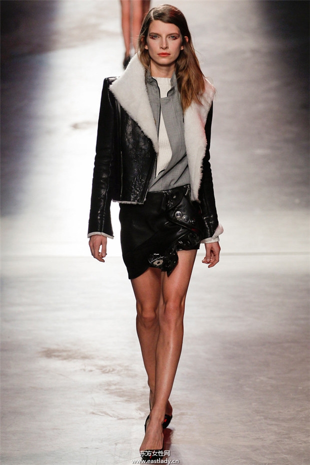 Anthony Vaccarello巴黎时装周2014秋冬新品发布