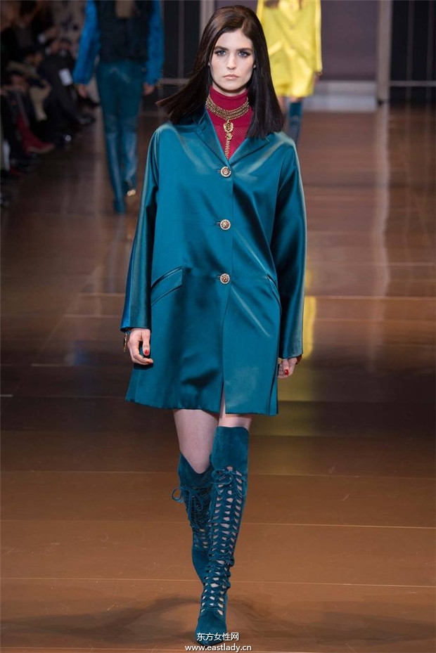 Versace米兰时装周2014秋冬新品发布