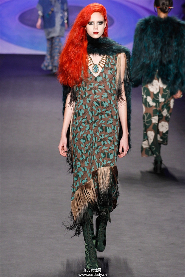 Anna Sui纽约时装周2014秋冬新品发布