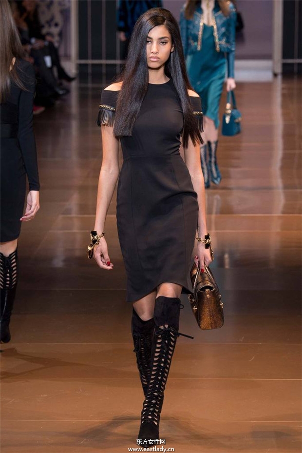 Versace米兰时装周2014秋冬新品发布