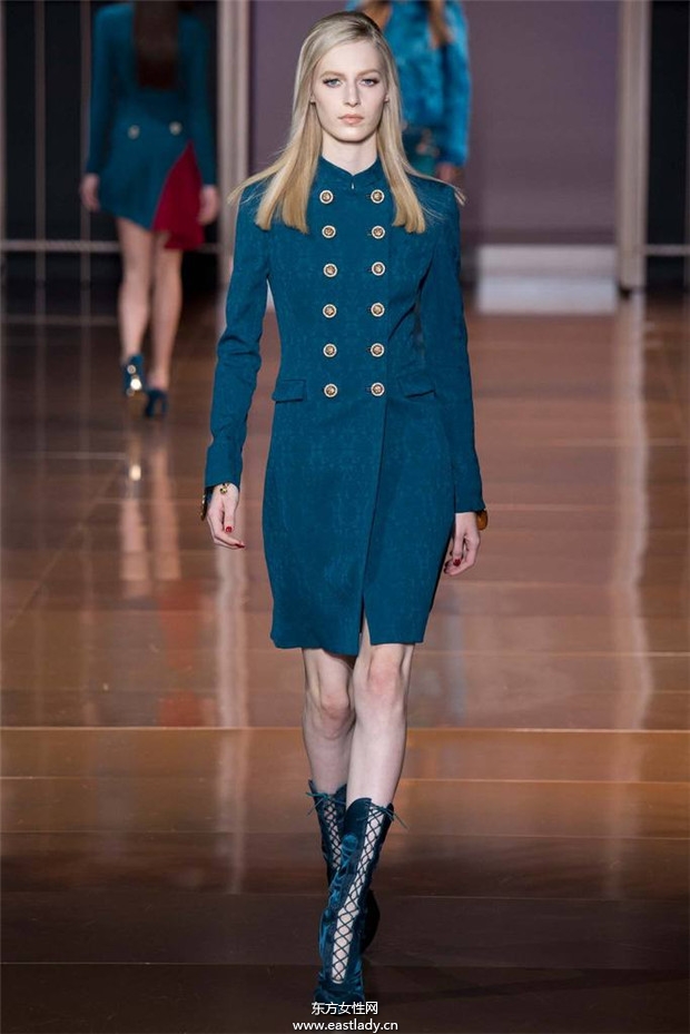 Versace米兰时装周2014秋冬新品发布