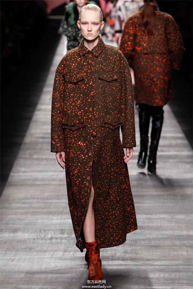 Fendi米兰时装周2014秋冬新品发布