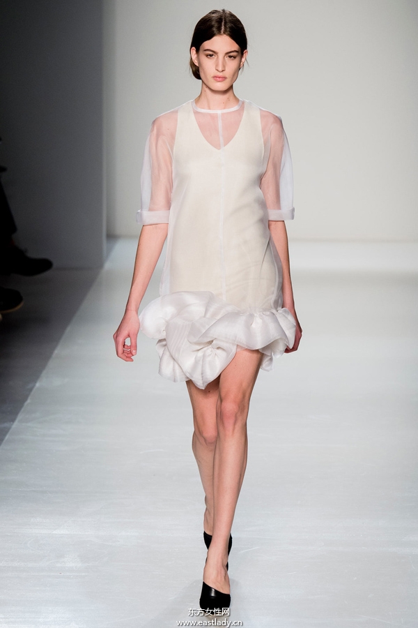Victoria Beckham 2014纽约时装周新品女装发布