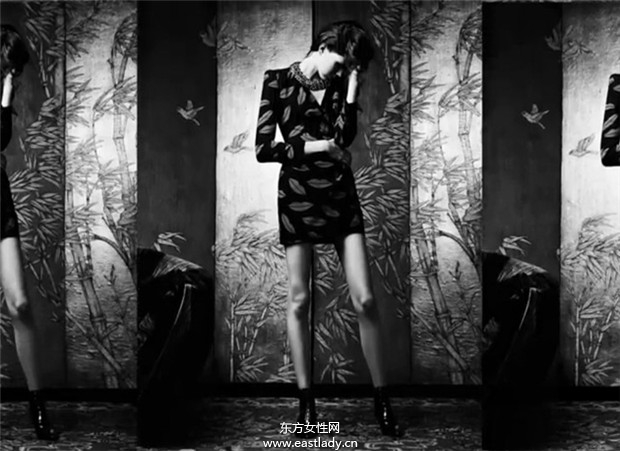 Saint Laurent 2014春夏女装流行大片