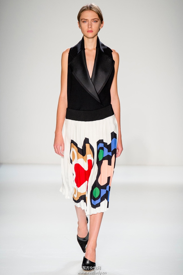Victoria Beckham 2014纽约时装周新品女装发布