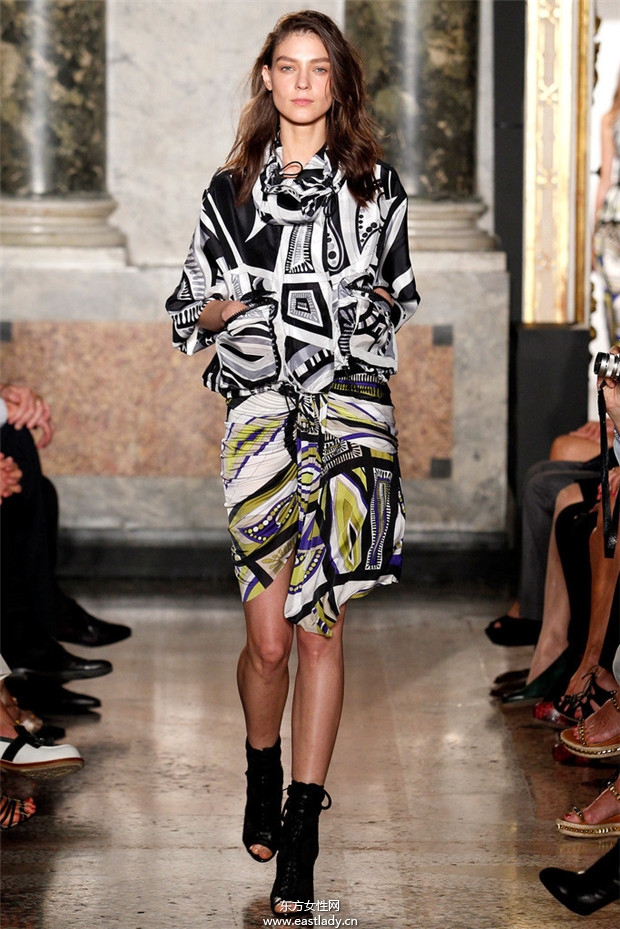 Emilio Pucci 米兰时装周2014春夏流行服饰时尚大片