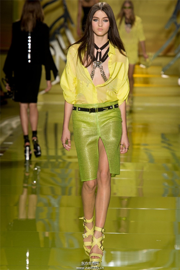 Versace（范思哲）2014春夏米兰时装周服装秀