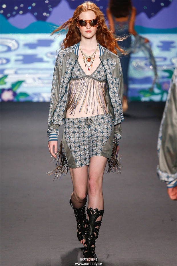 Anna Sui 2014春夏流行服饰时尚大片