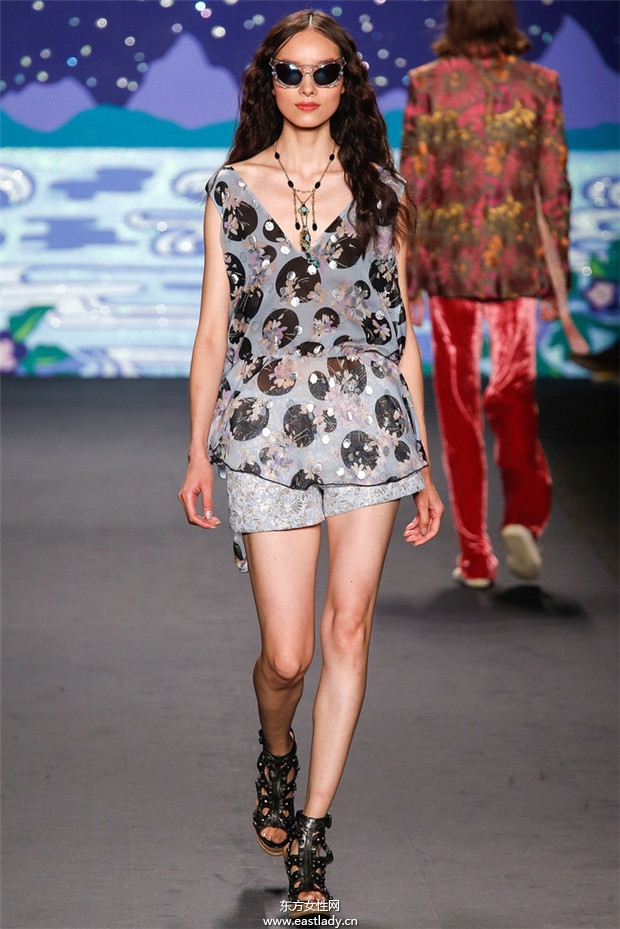 Anna Sui 2014春夏流行服饰时尚大片