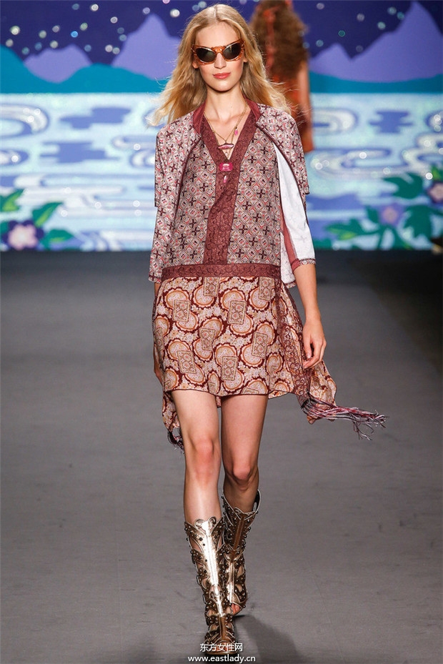 Anna Sui 2014春夏流行服饰时尚大片