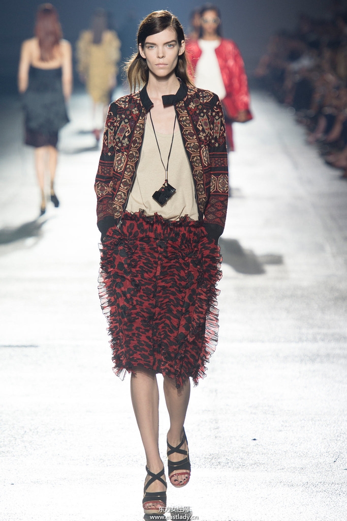 Dries Van Noten巴黎时装周2014春夏流行服饰时尚大片