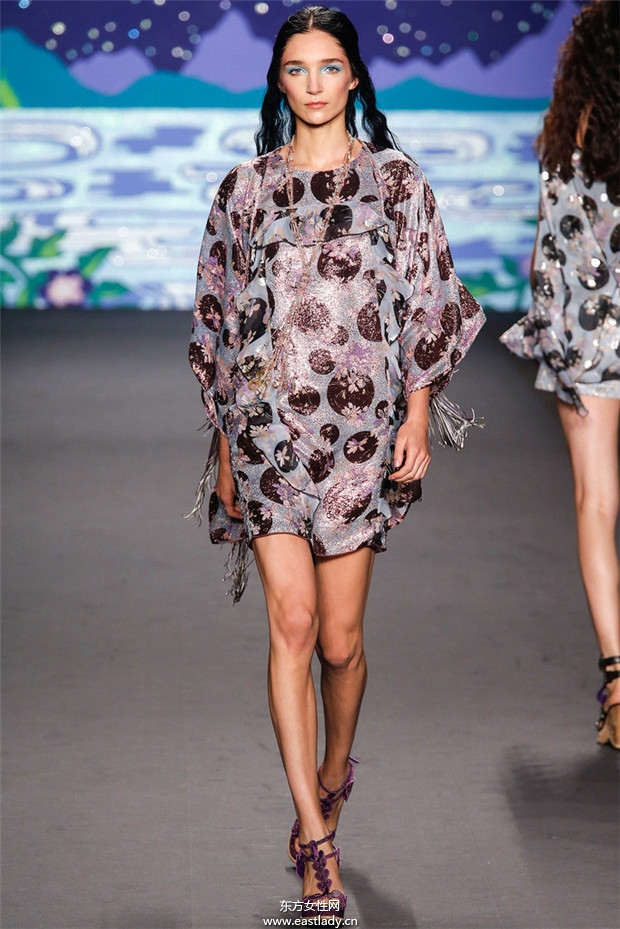 Anna Sui 2014春夏流行服饰时尚大片