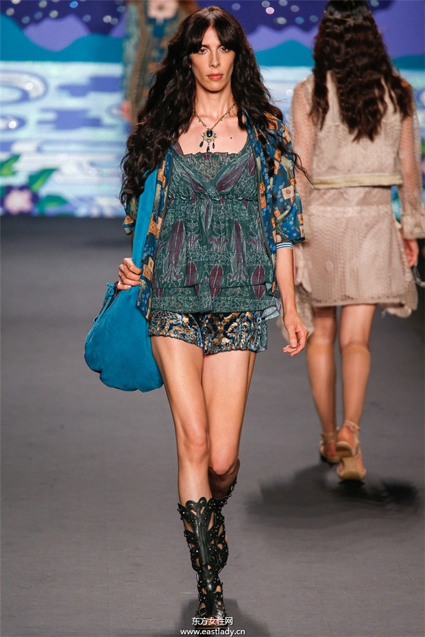 Anna Sui 2014春夏流行服饰时尚大片
