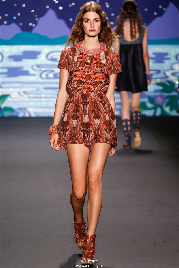 Anna Sui 2014春夏流行服饰时尚大片