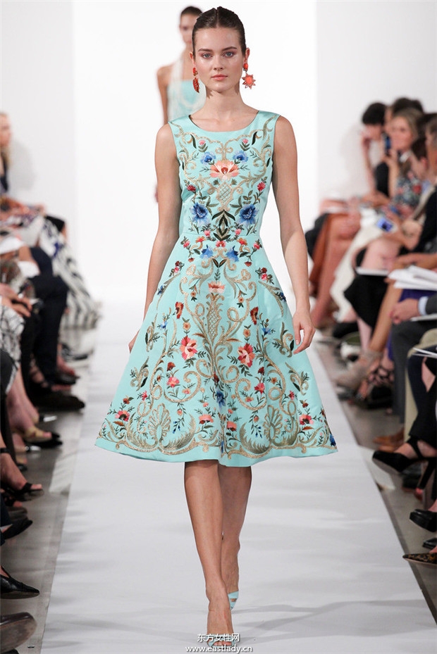 Oscar de la Renta 2014春夏流行服饰时尚大片