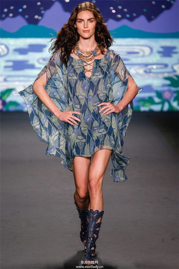 Anna Sui 2014春夏流行服饰时尚大片
