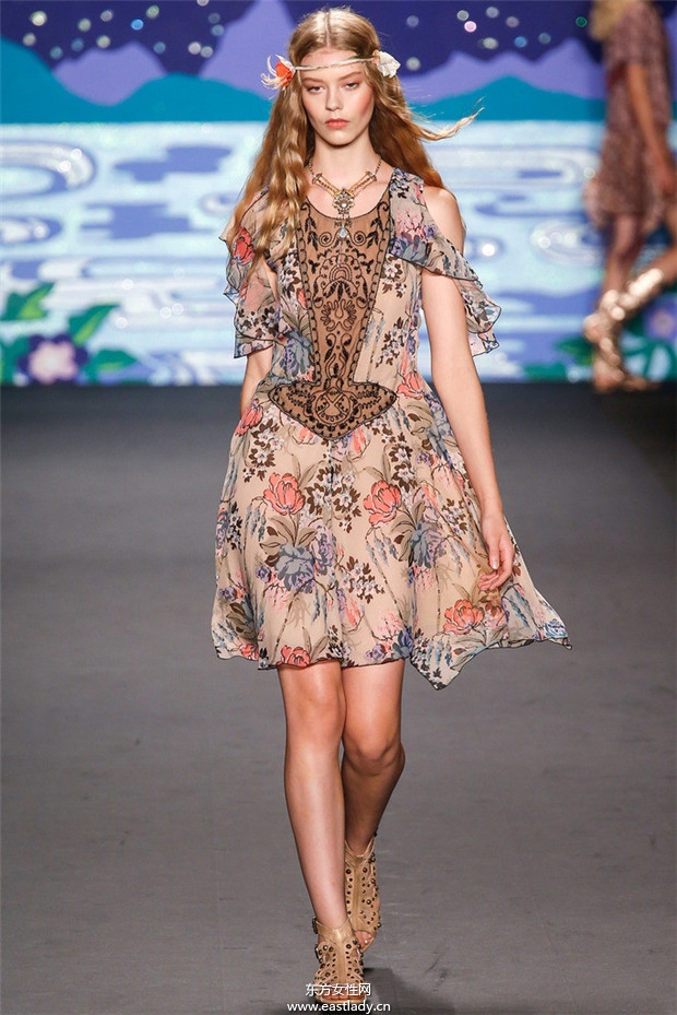 Anna Sui 2014春夏流行服饰时尚大片